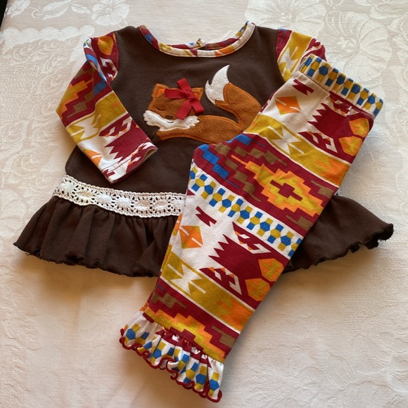 Molly & Millie Fox Outfit Set 3-6 months - Picture 14 of 16